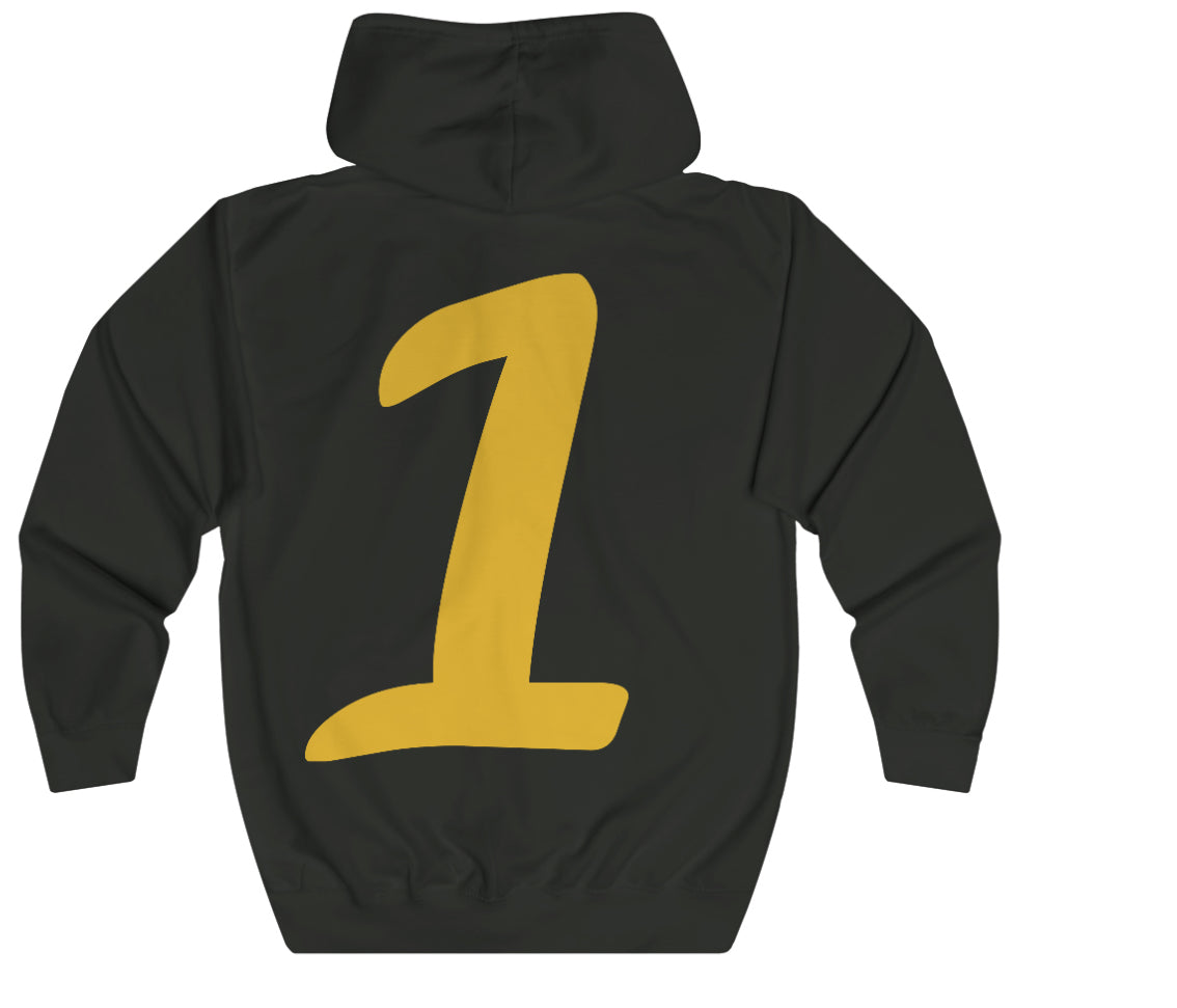 Agent 0 black and Yellow zipup