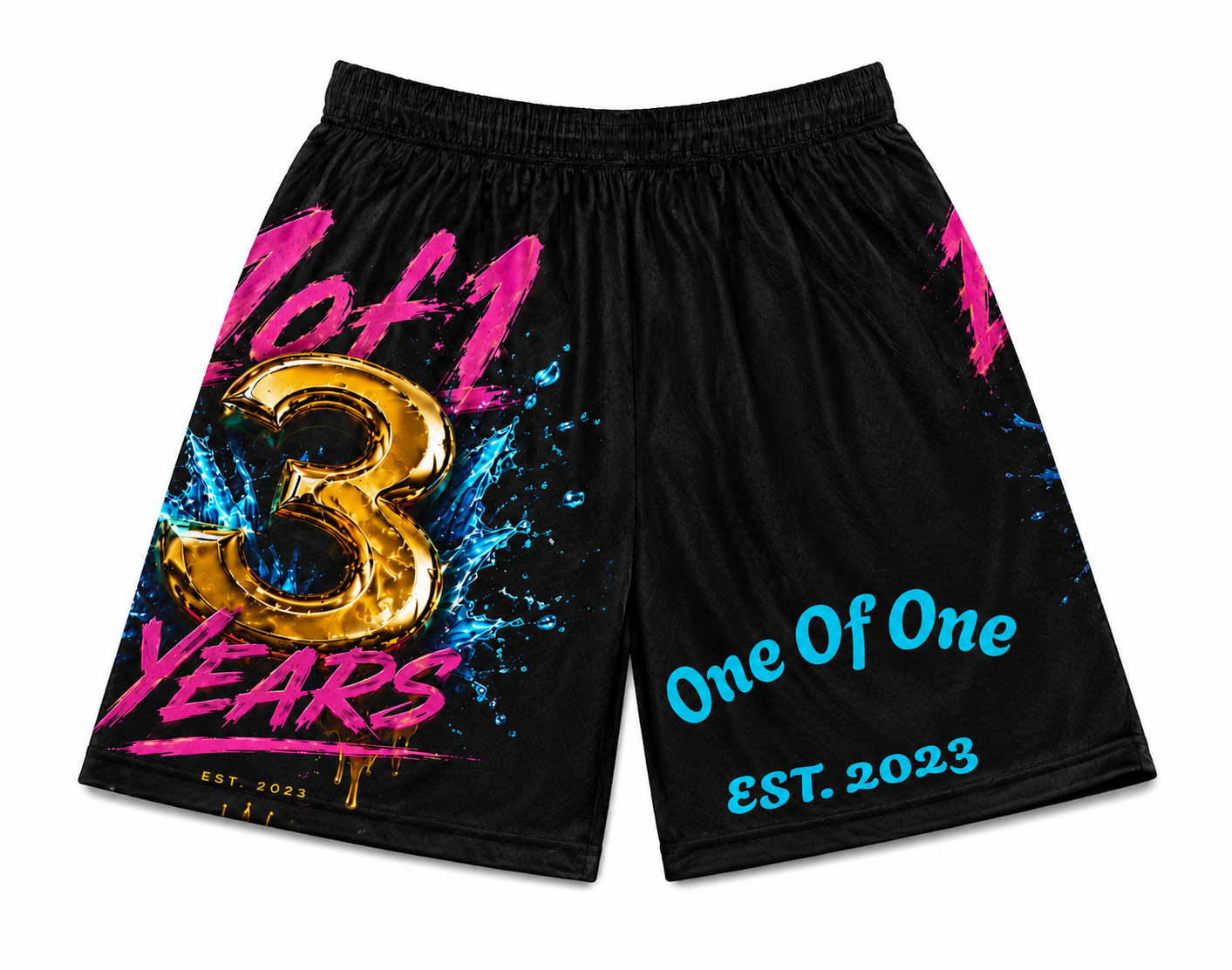 3 year anniversary shorts