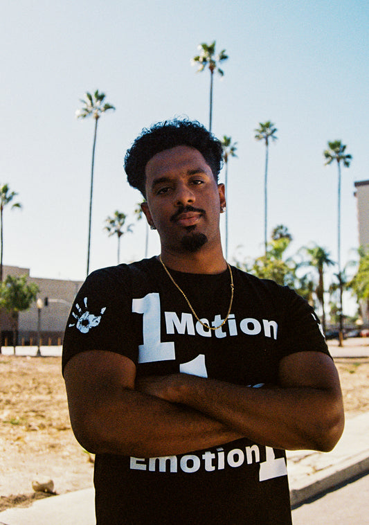 Motion Over Emotion Tees