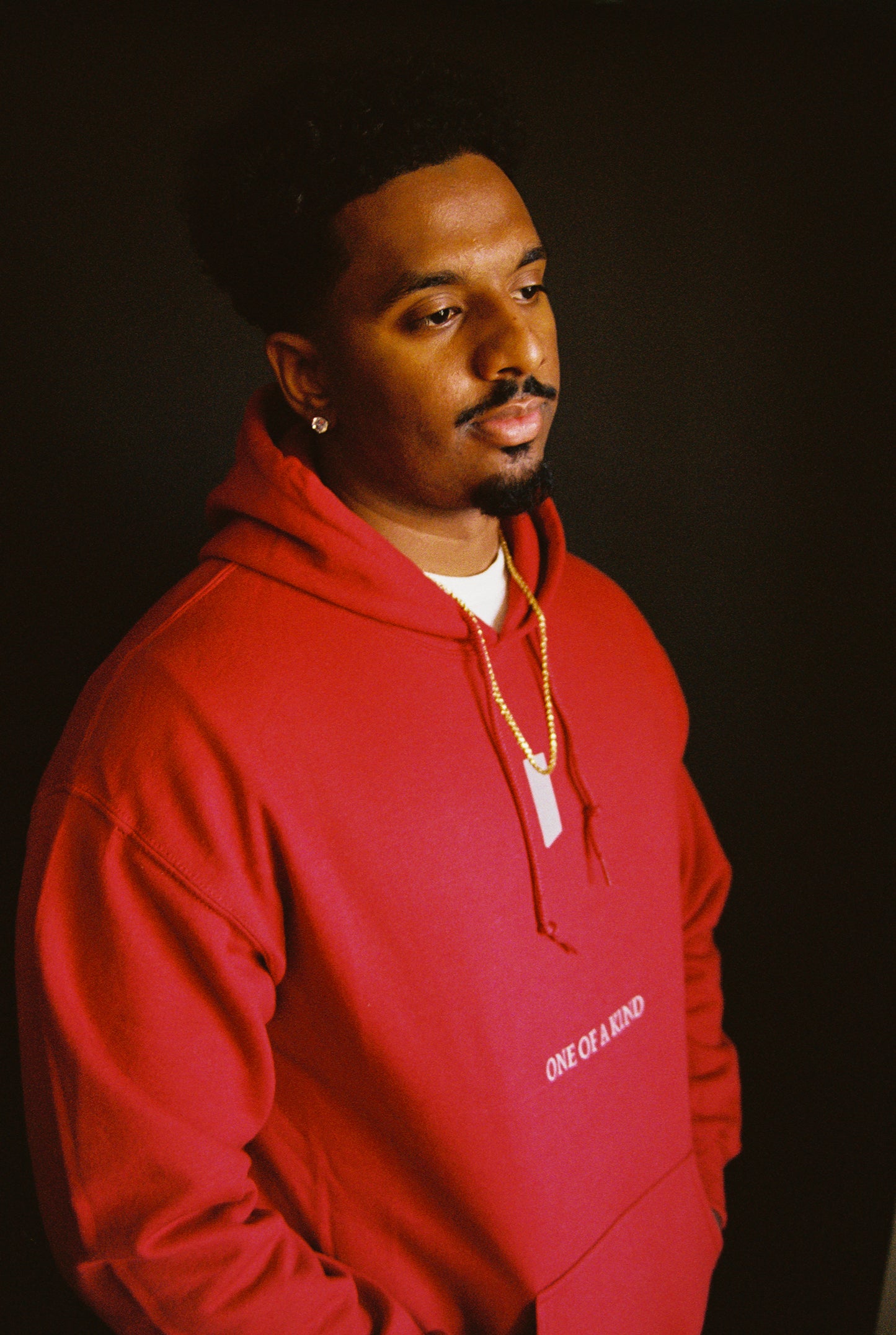 Red Motion Over Emotion Hoodie