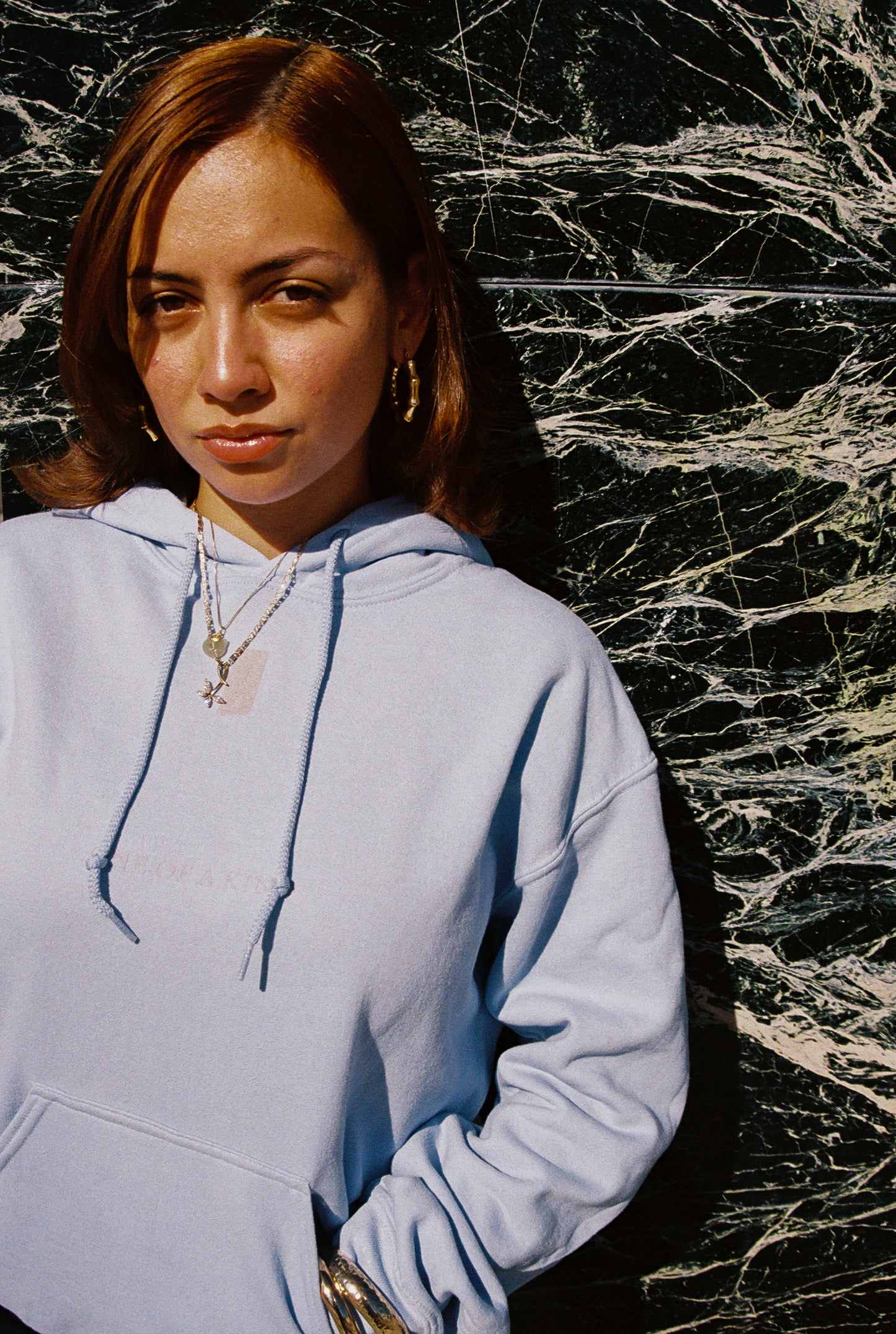 Baby blue Motion Hoodie