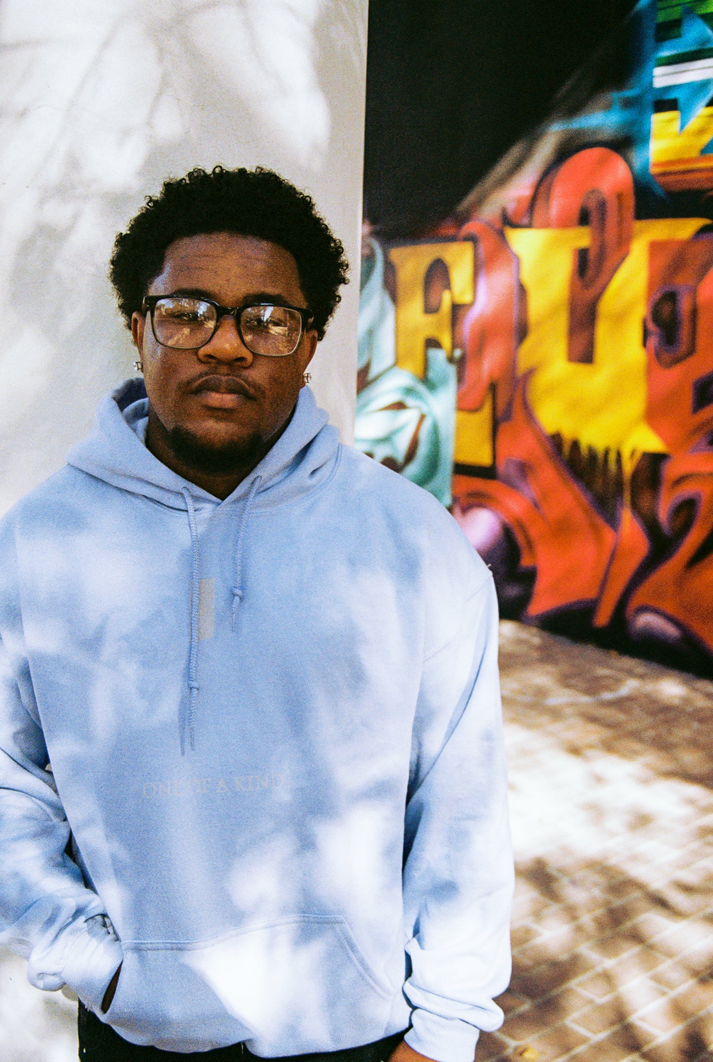 Baby blue Motion Hoodie