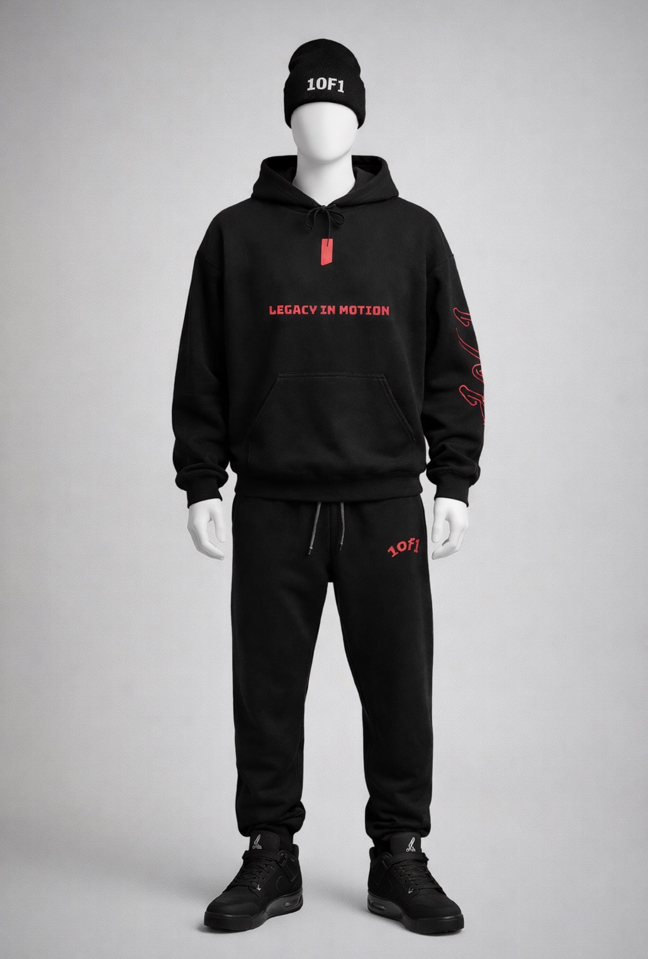 Black and Red jumpsuit